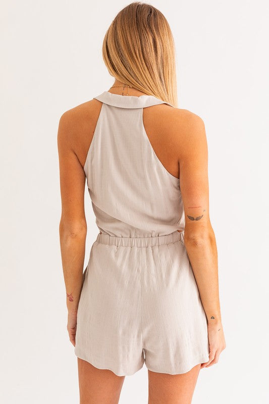 LAKESIDE COLLARED ROMPER [ONLINE EXCLUSIVE]