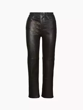 Le Jane Crop Leather Pant