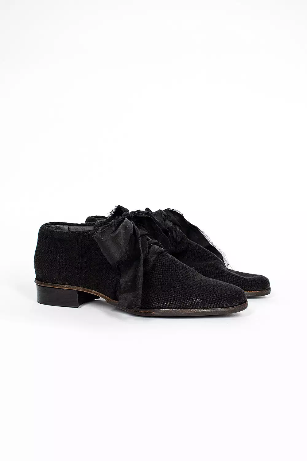 Linen Ore Shoes Black