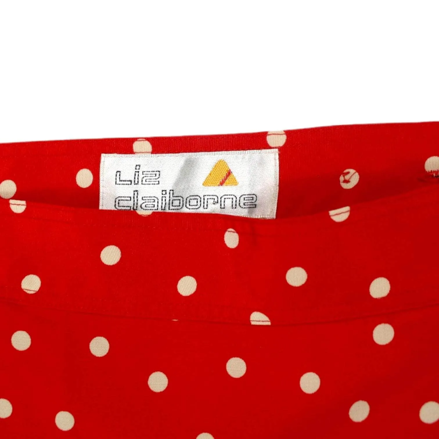 Liz Claiborne Red Polka Dot Pencil Skirt