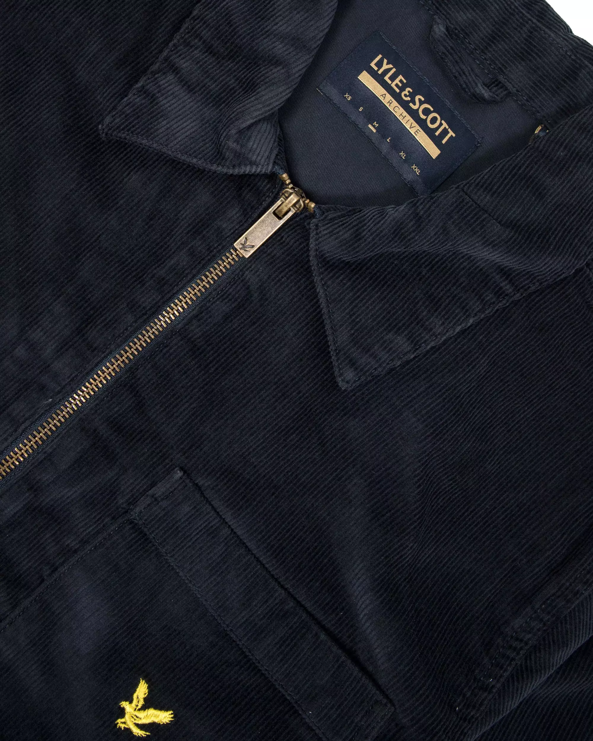 Lyle And Scott Cord Overshirt Dark Navy