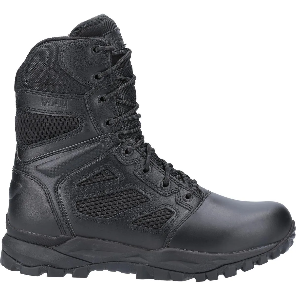 Magnum Elite Spider X 8.0 Side-Zip Uniform Boot Black