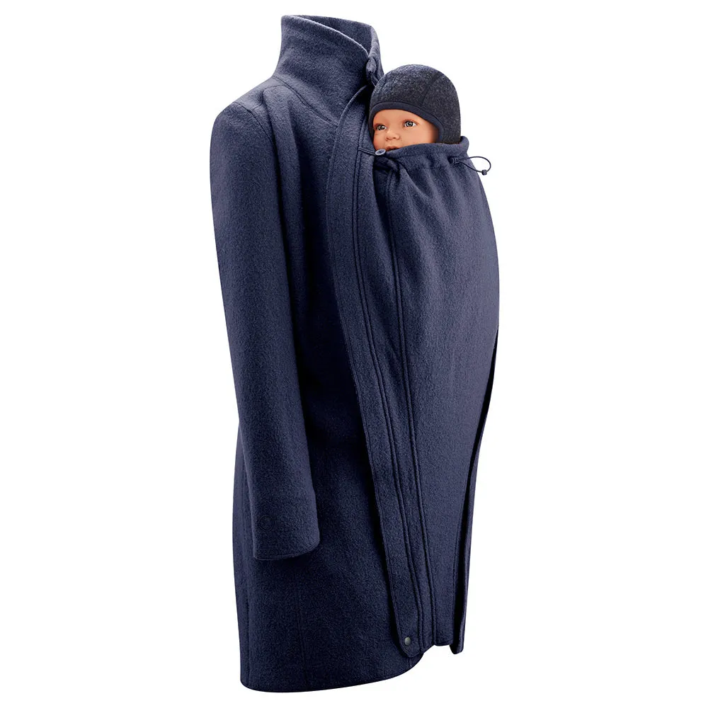 Mamalila Eco Wool Oslo Babywearing Coat - Navy