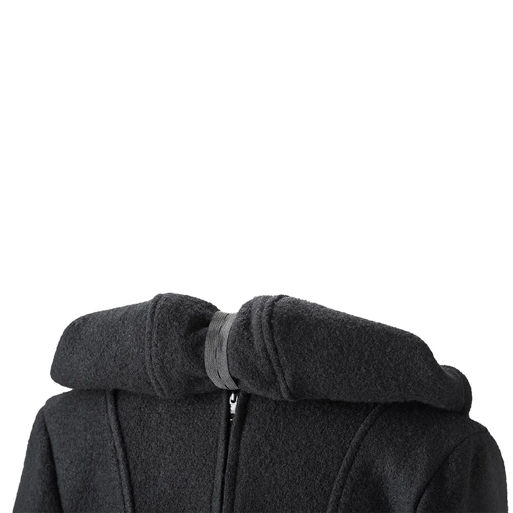 Mamalila Vienna Anthracite Wool Babywearing Coat