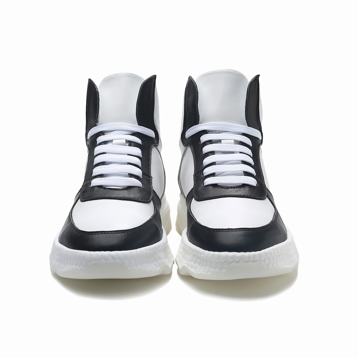 Men High-Top Shoes Black 