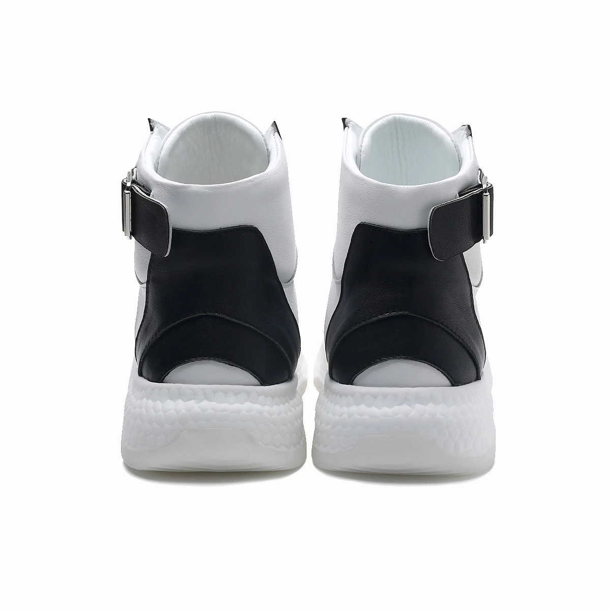 Men High-Top Shoes Black 