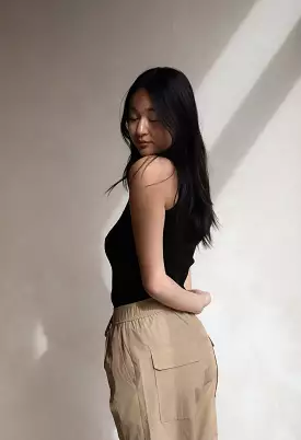 Mijeong Park Cargo pants in Camel