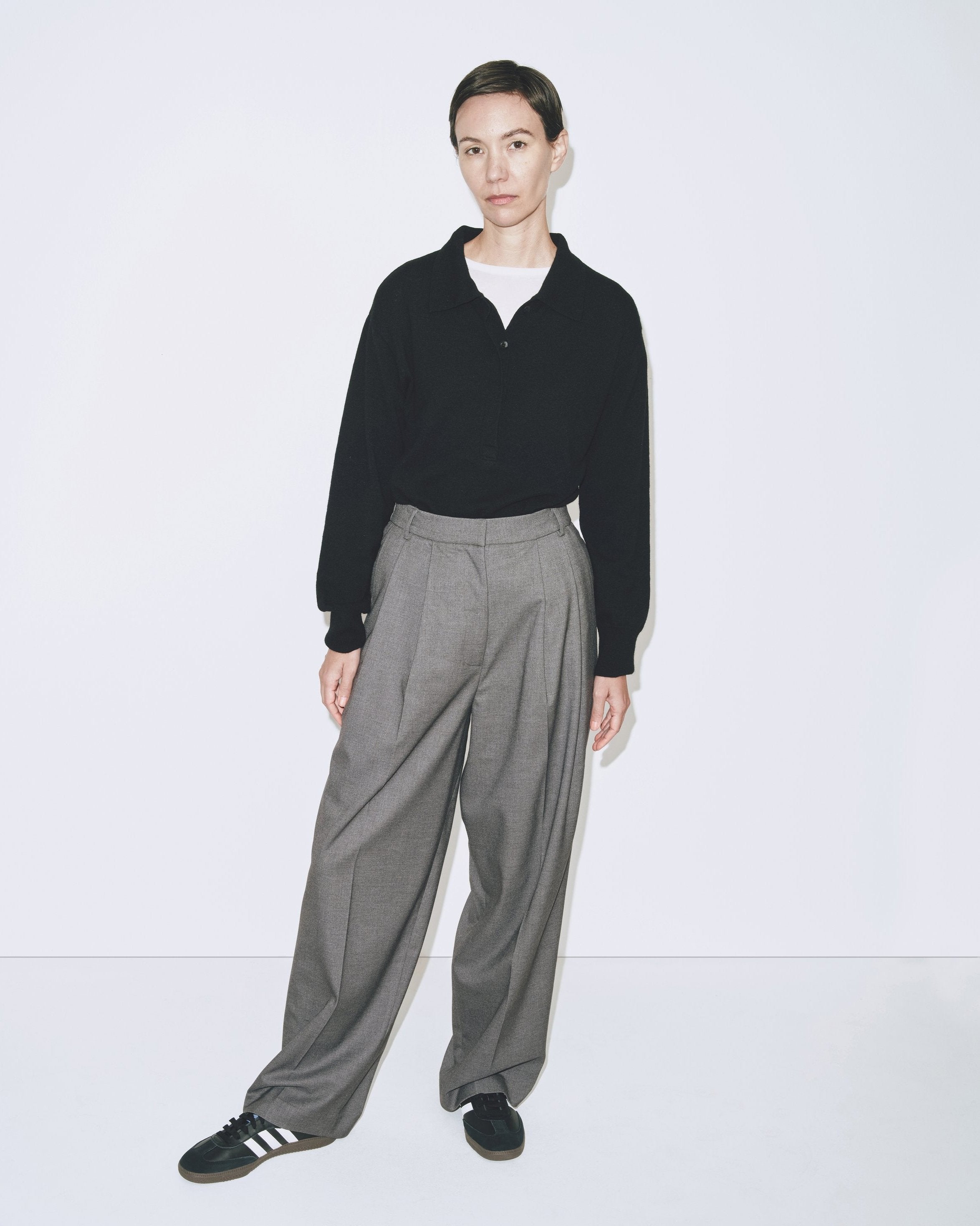 Mijeong Park Pleat Wide Leg Pants