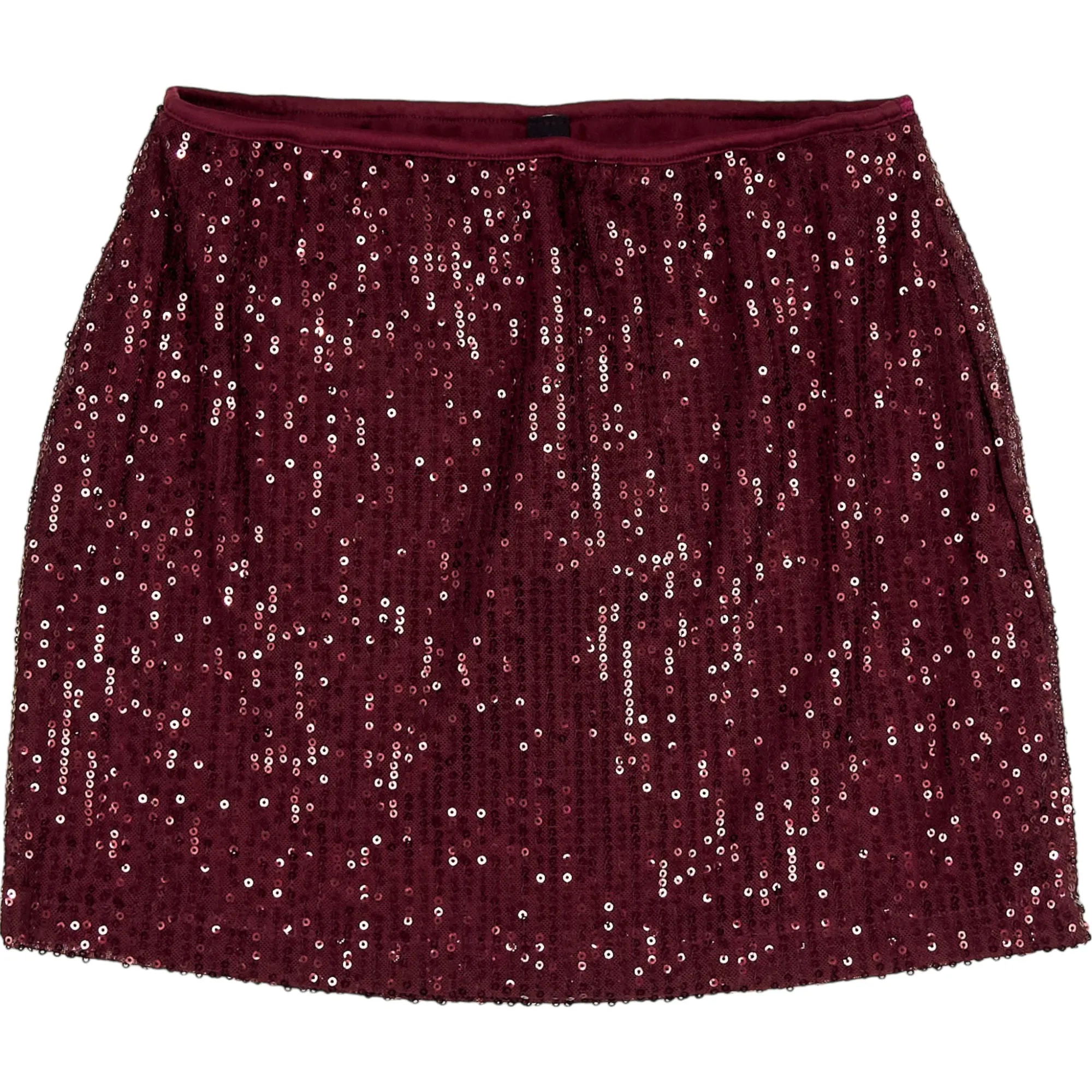 Motel Maroon Guida Mini Skirt