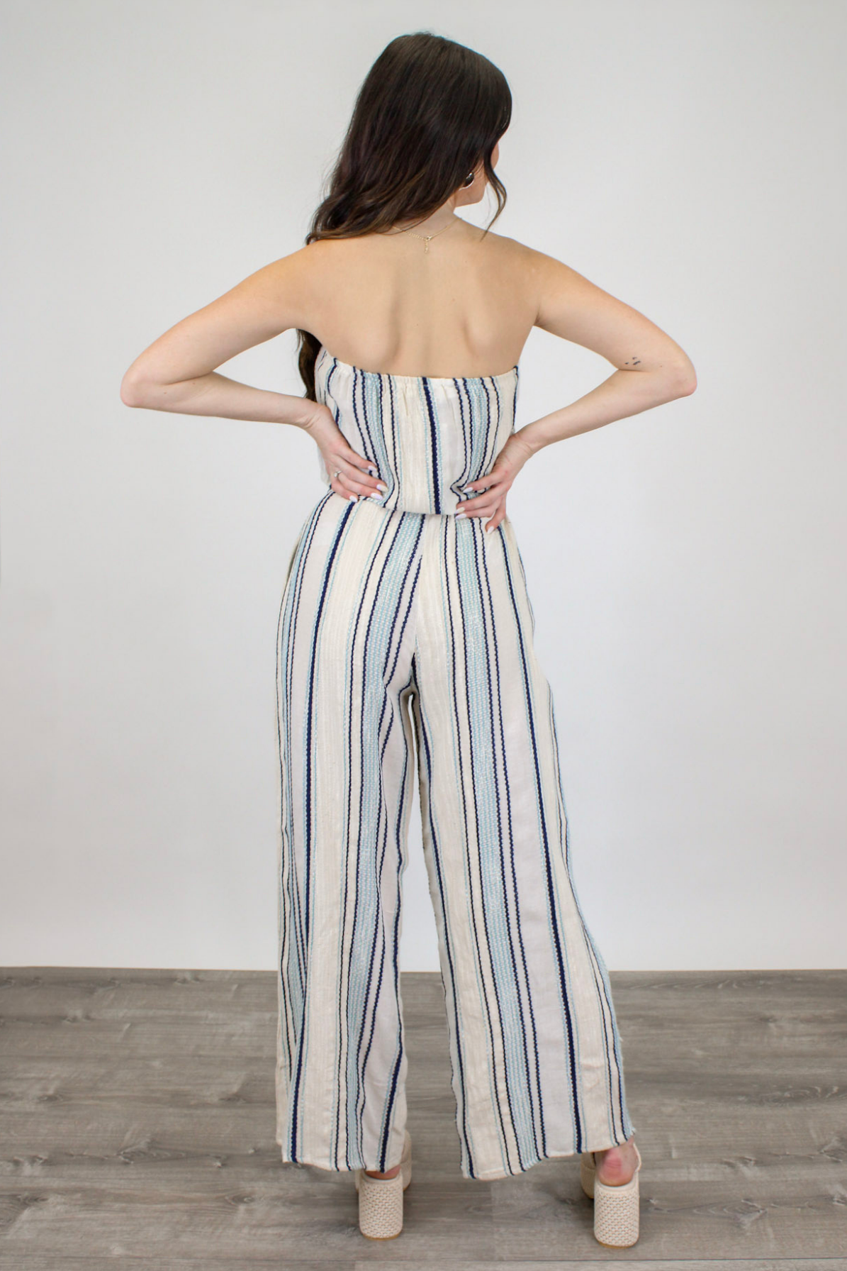 Nantucket Striped Jumpsuit