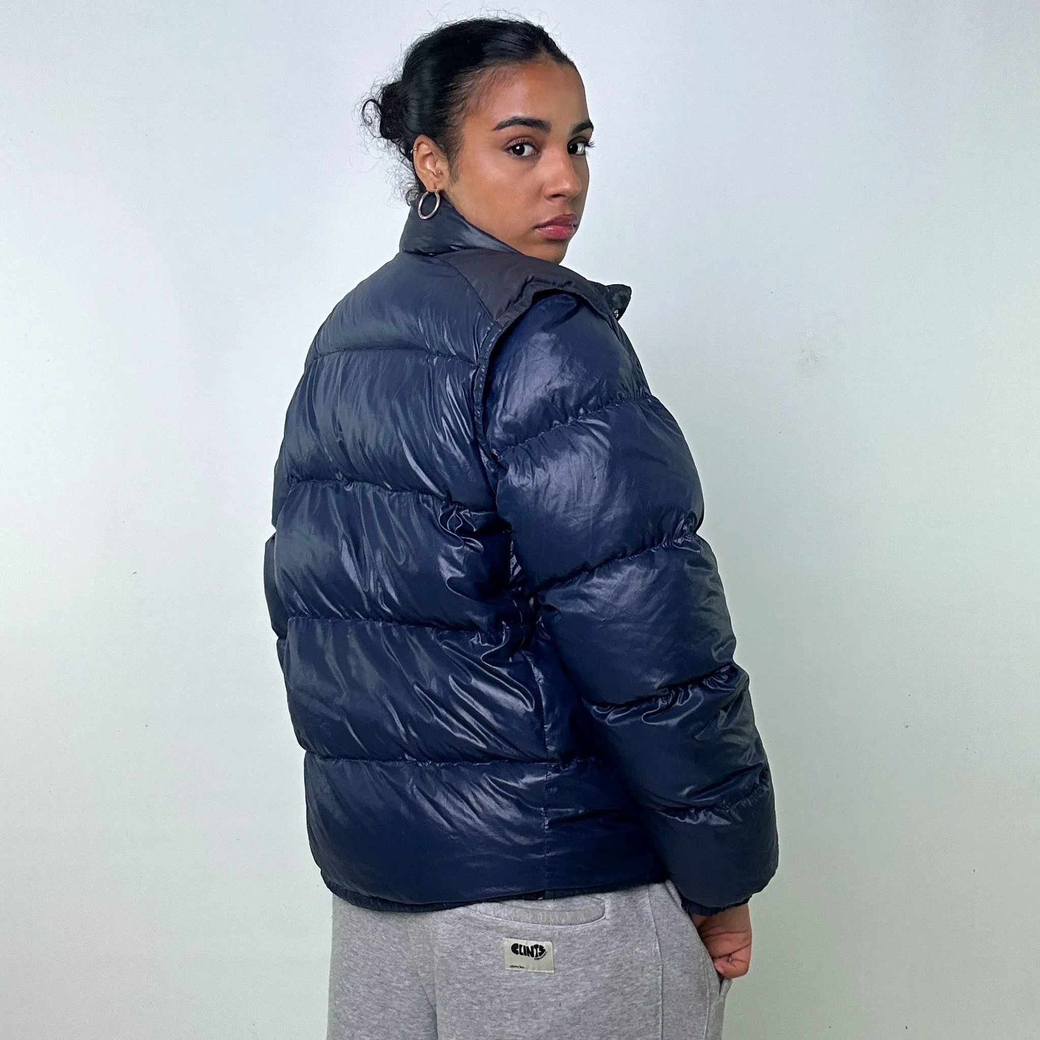 NAVY BLUE 80S MONCLER GRENOBLE PUFFER JACKET COAT (