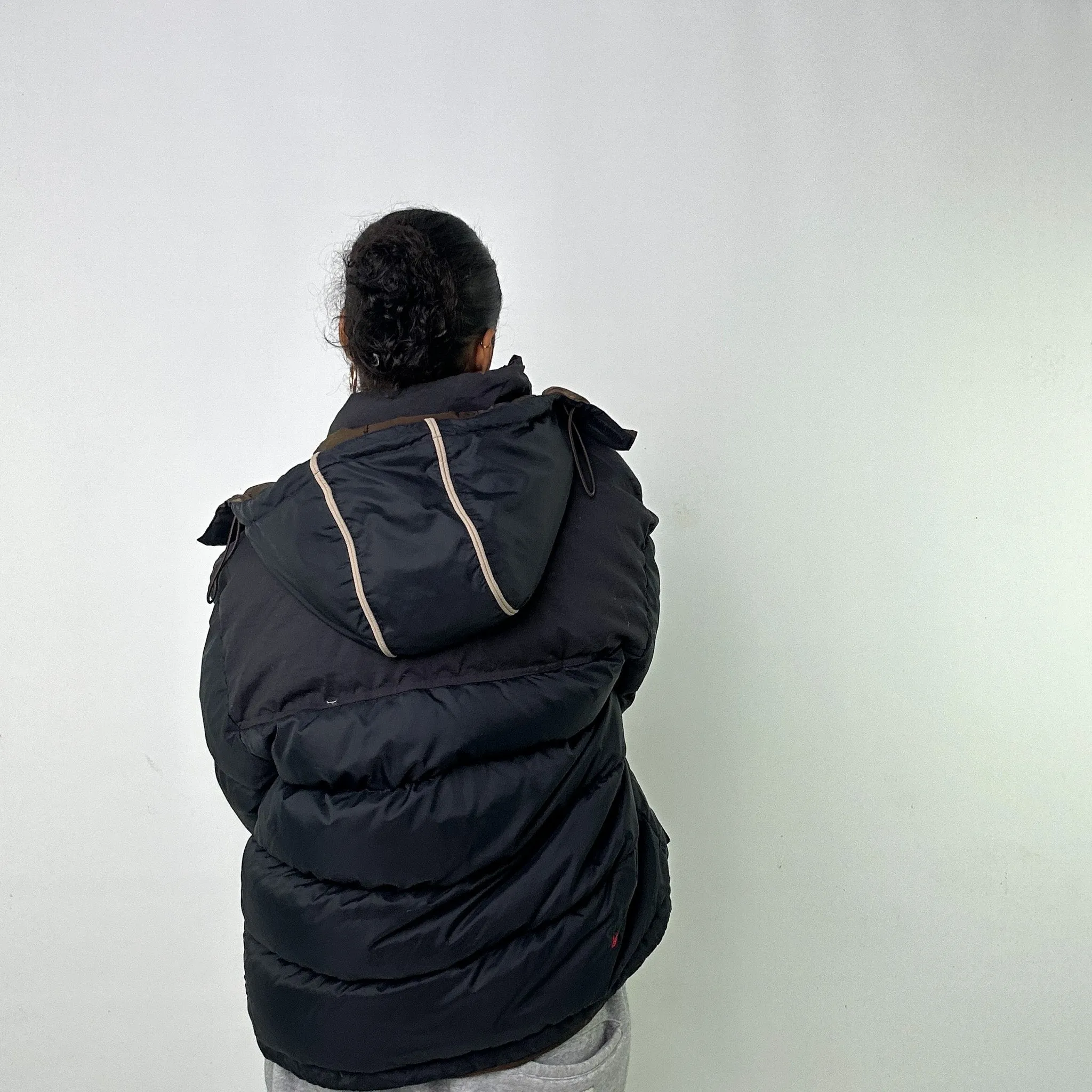 NAVY BLUE 90S NIKE PUFFER JACKET COAT (