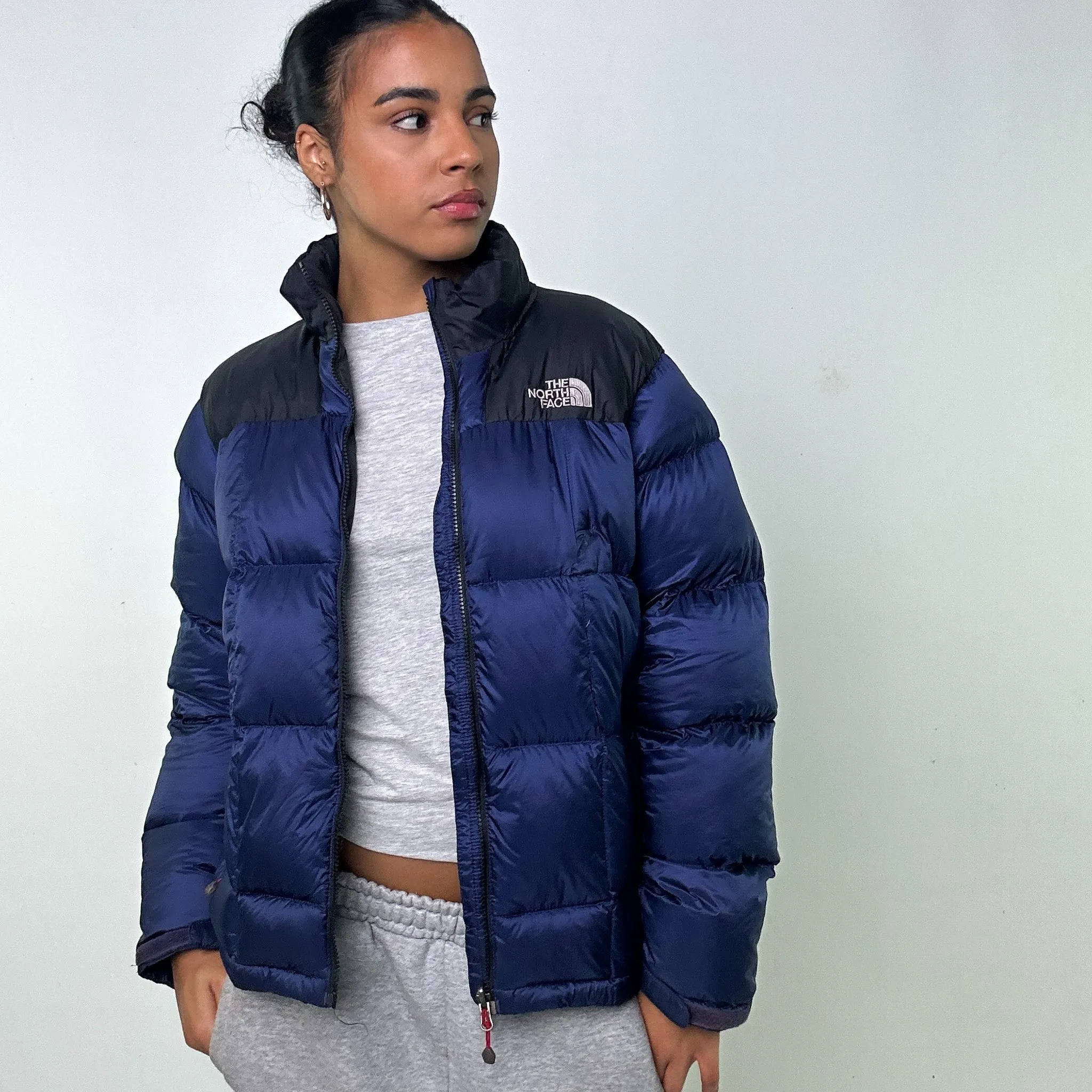 NAVY BLUE Y2KS THE NORTH FACE 800 SERIES PUFFER JACKET COAT (