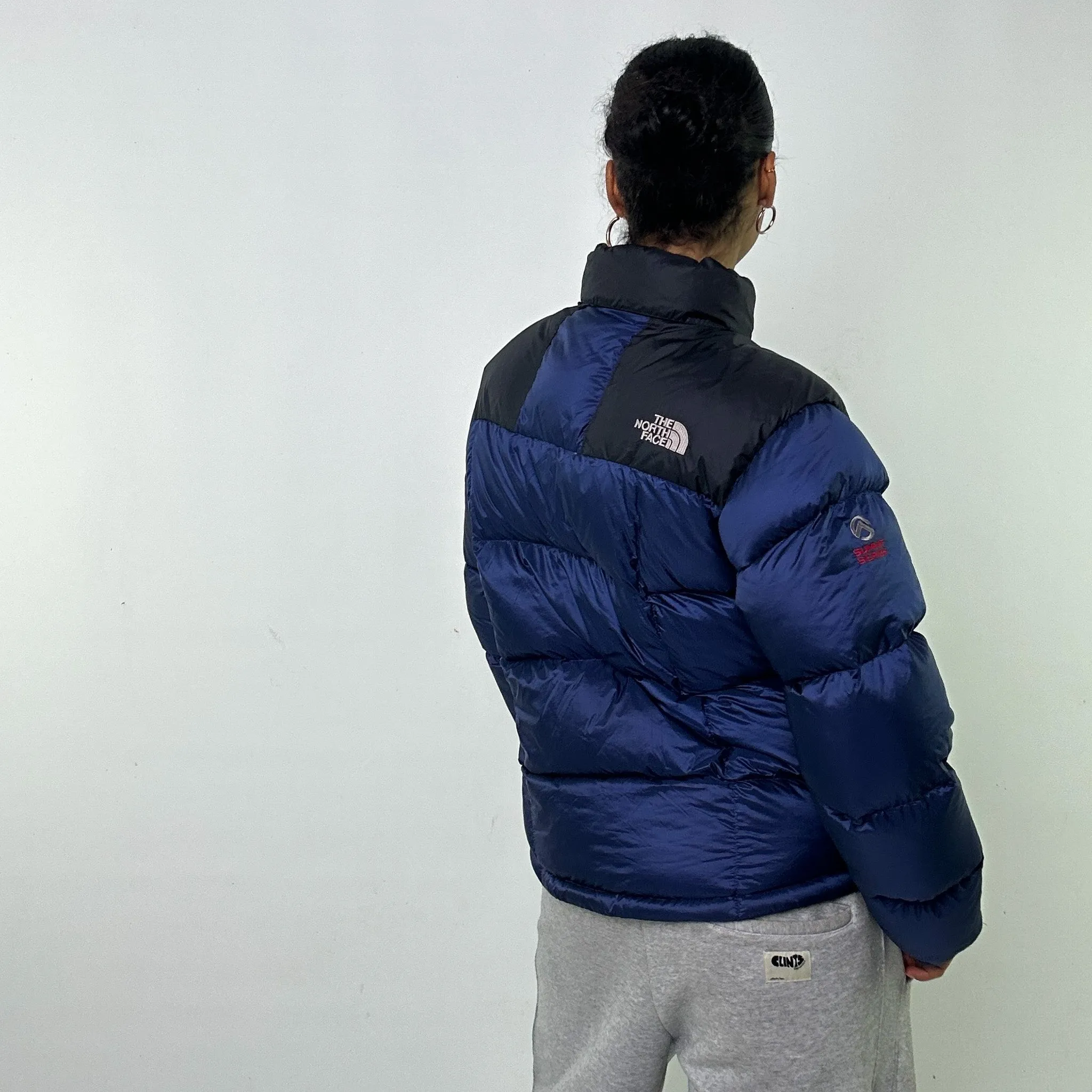 NAVY BLUE Y2KS THE NORTH FACE 800 SERIES PUFFER JACKET COAT (