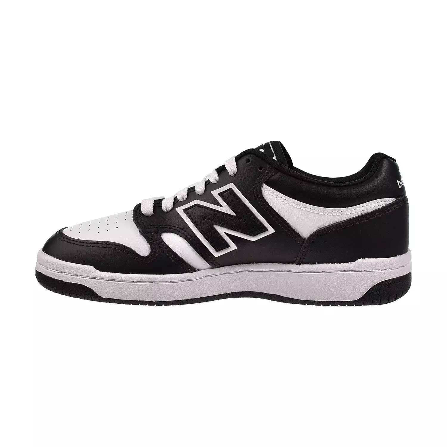 New Balance 480 Big Kids' Shoes Black-White