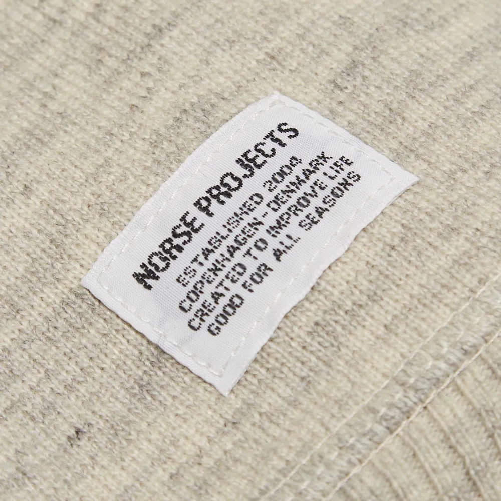 Norse Projects Gustav Wool HoodiePebble