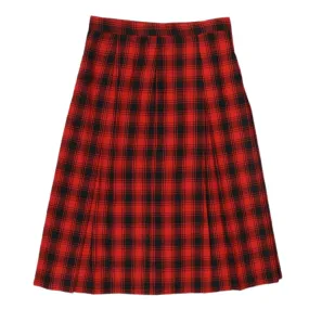 Noto Red Tartan Skirt