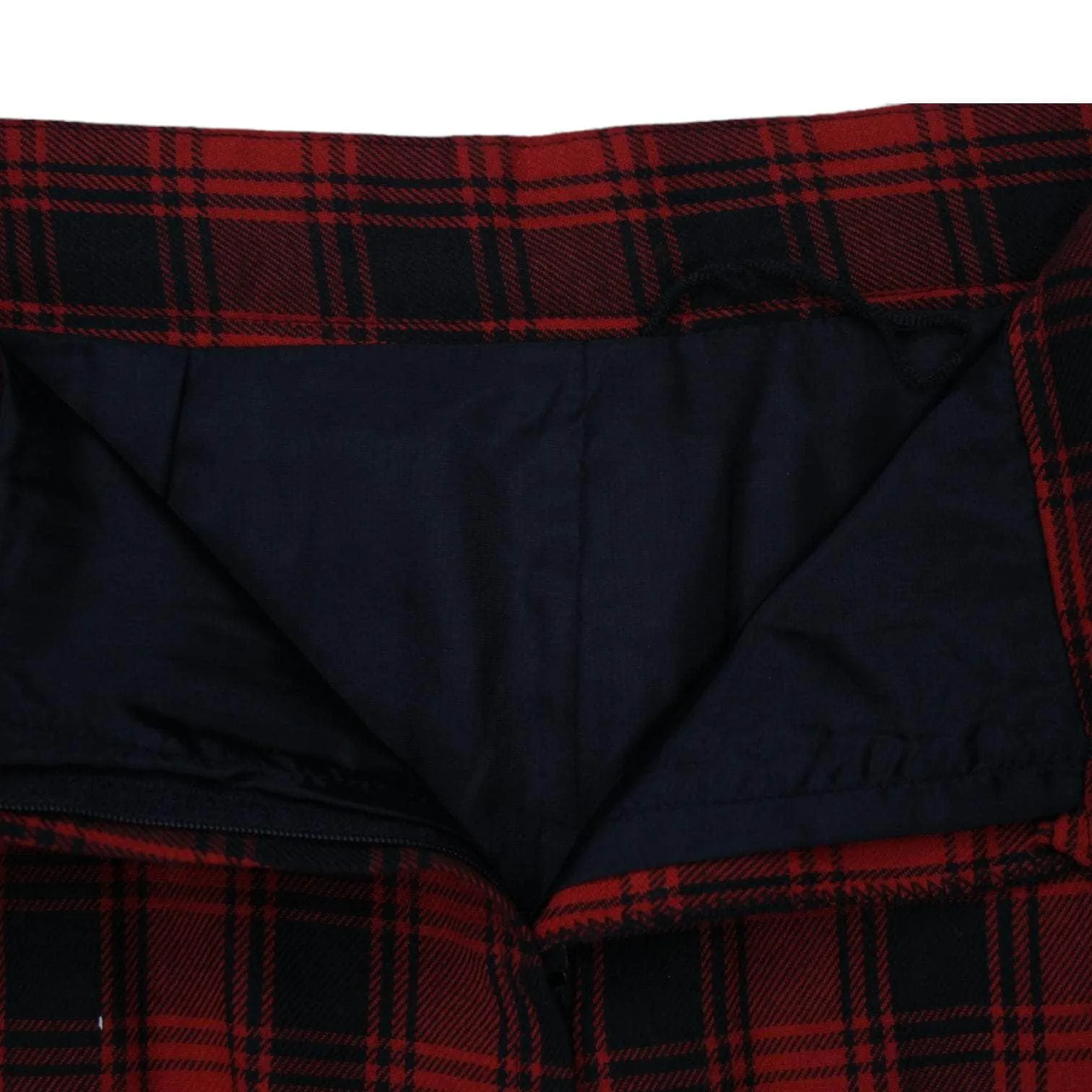 Noto Red Tartan Skirt