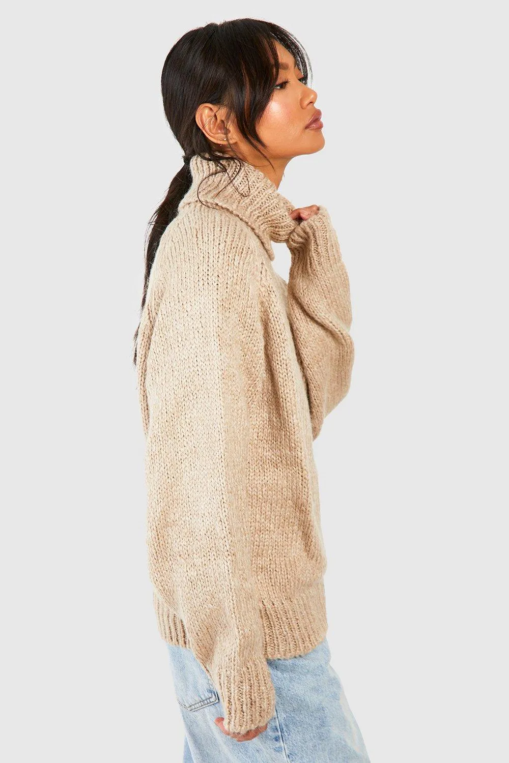 Oversized Turtleneck Sweater