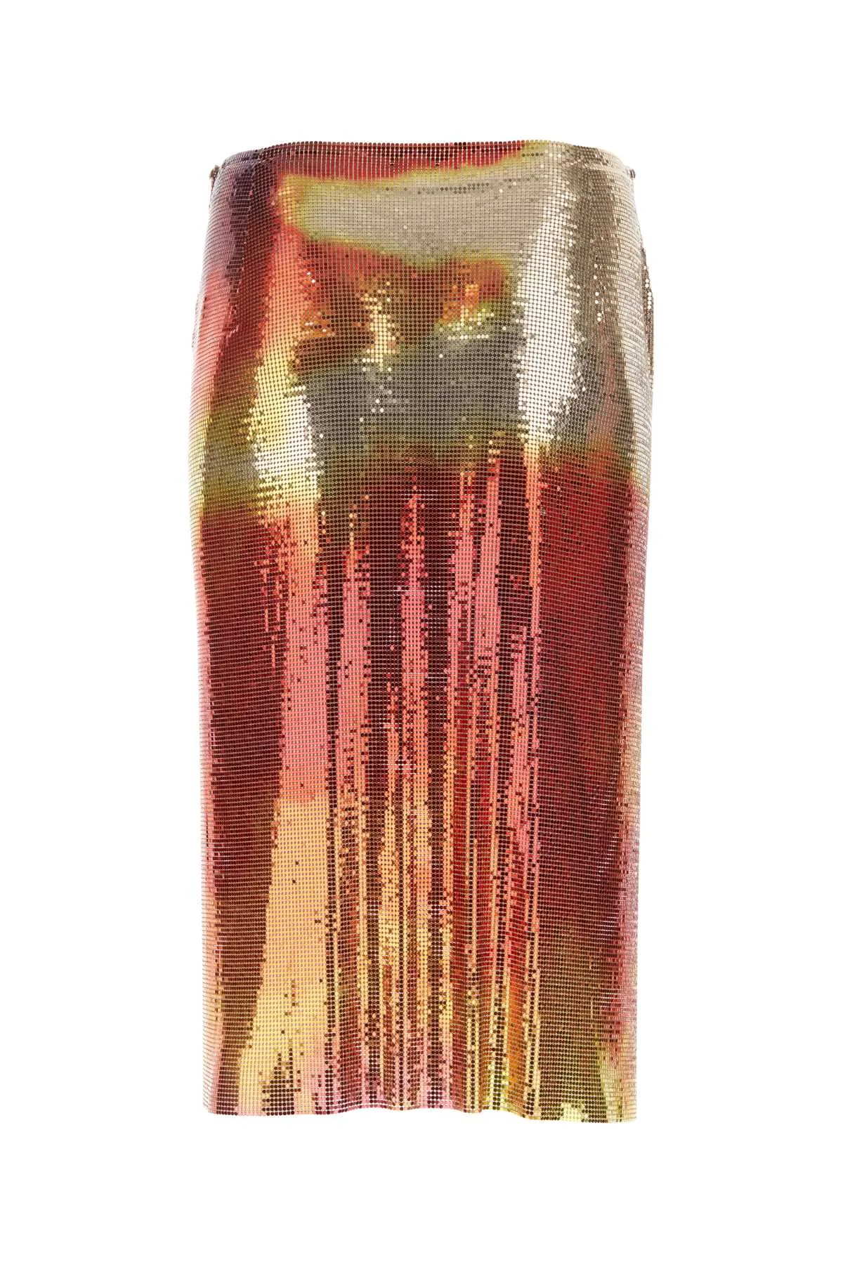 Paco Rabanne Multicolor Chain Mail Skirt