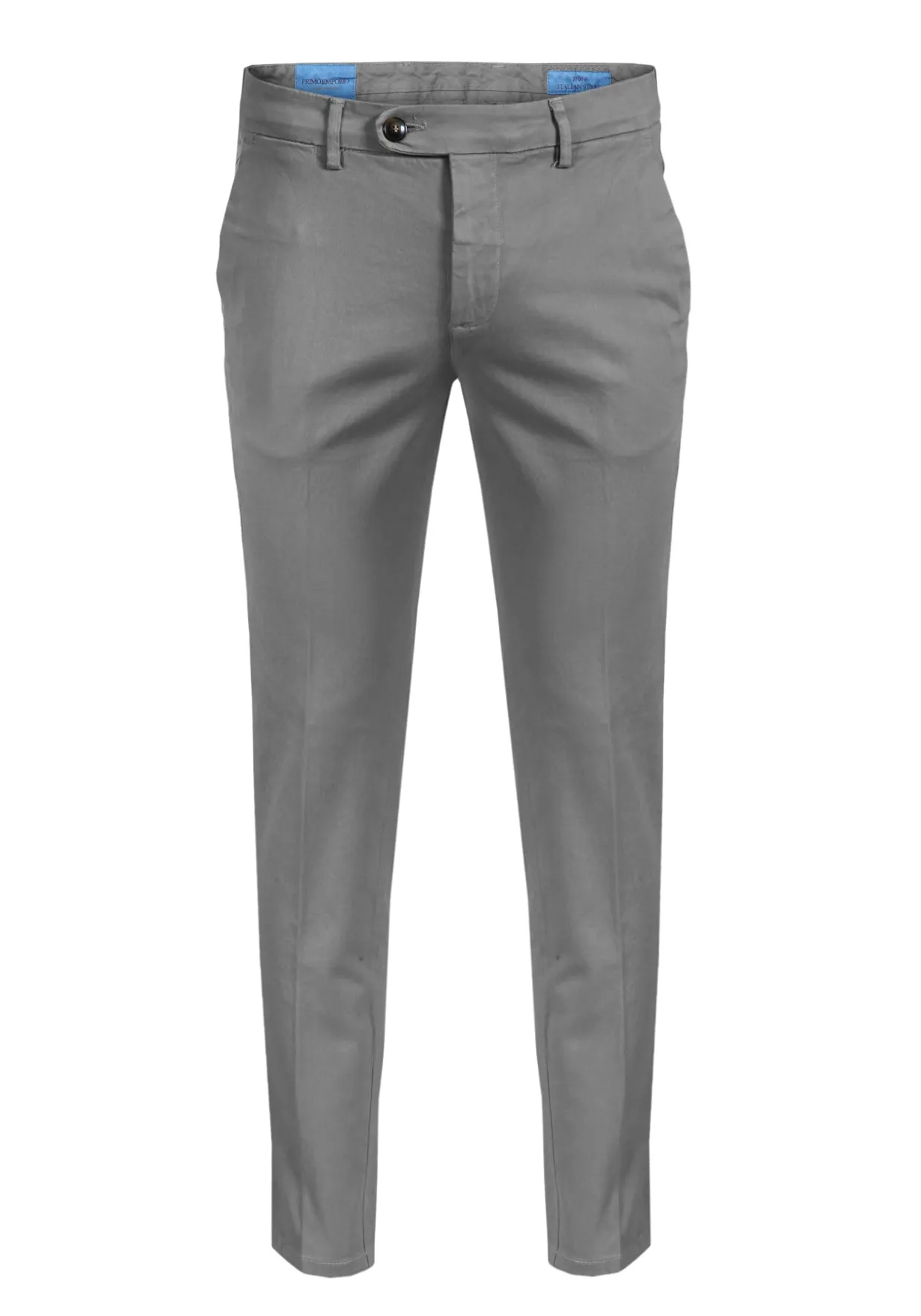 Pantalone Chinos Tasca America Cotone caldo - Grigio