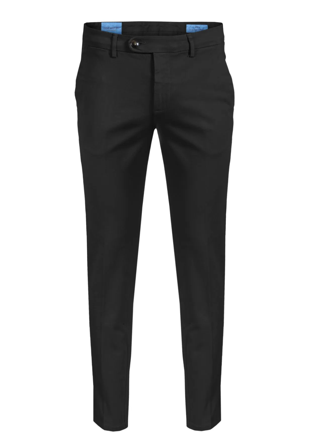 Pantalone Chinos Tasca America Cotone caldo - Nero