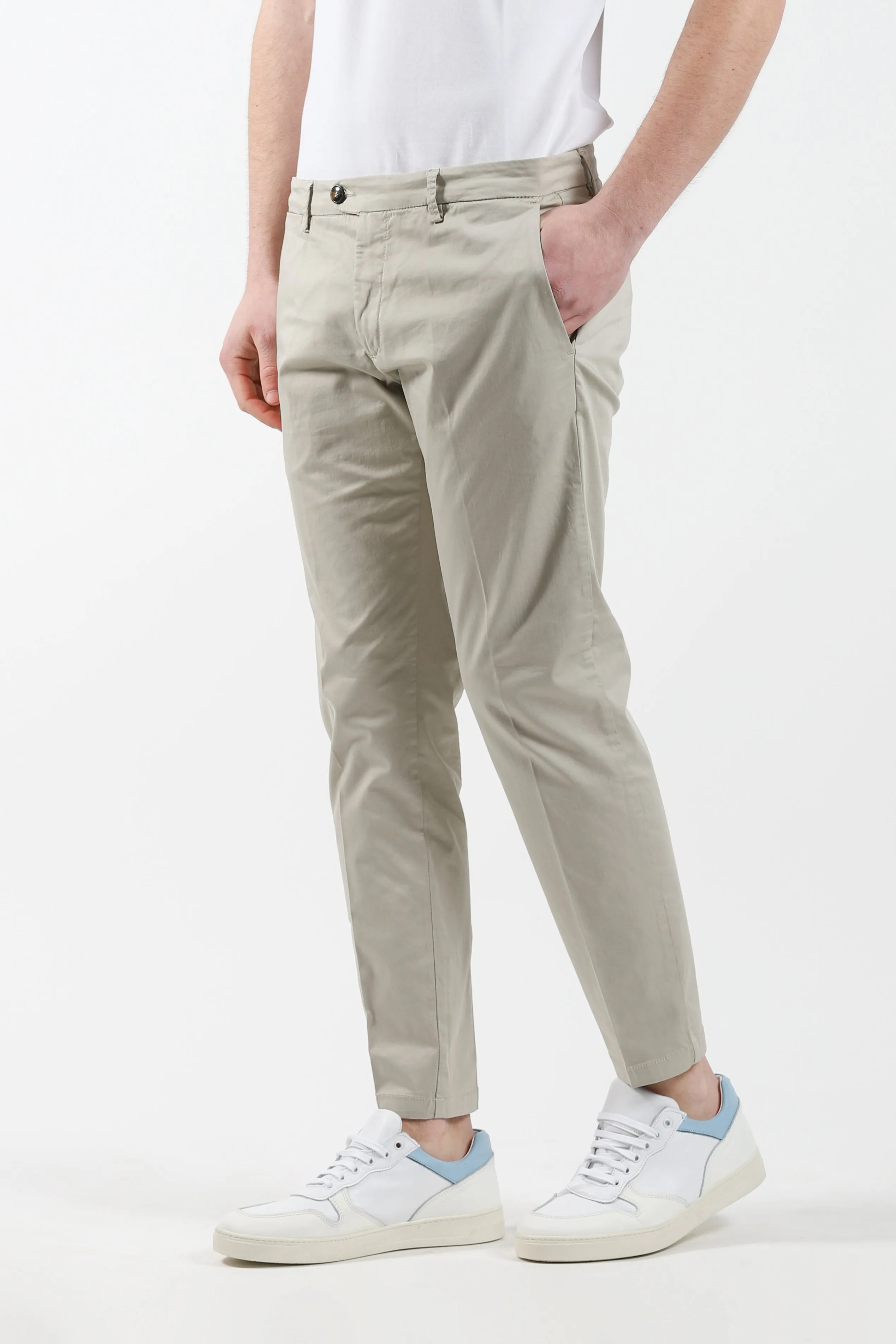 Pantalone chinos tasca America - Sabbia