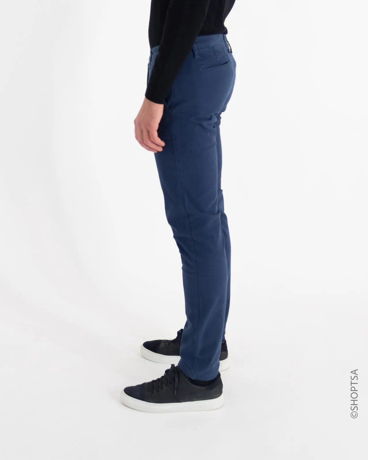 Pantaloni blu indaco