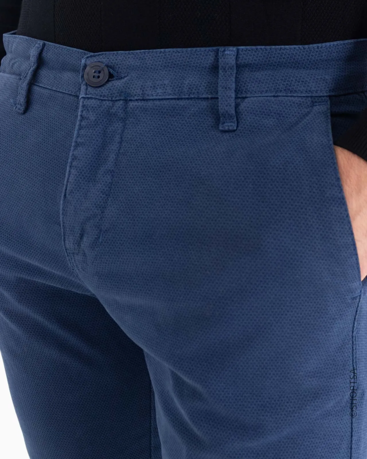 Pantaloni blu indaco