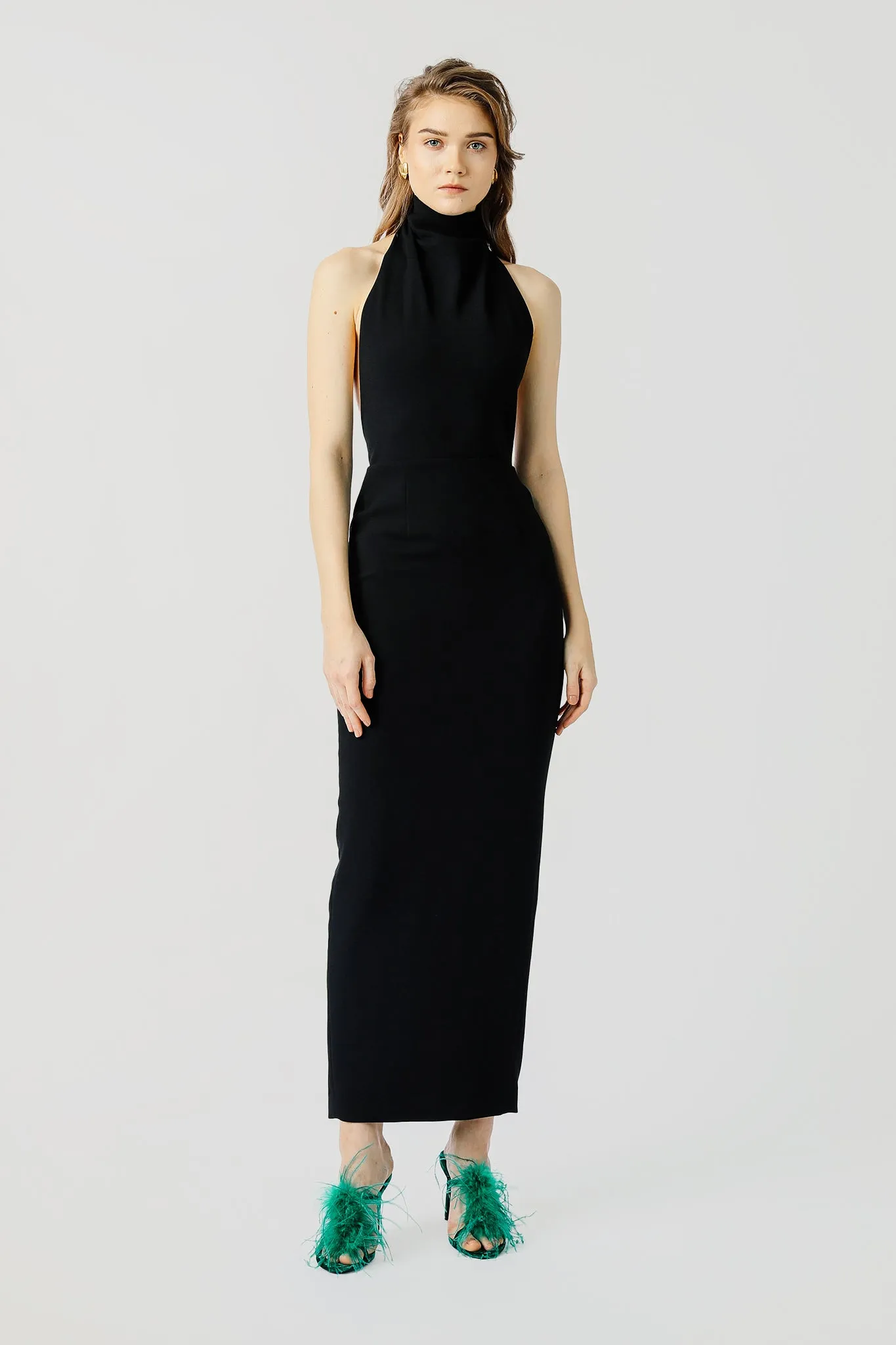 Patricia Backless Midi Dress