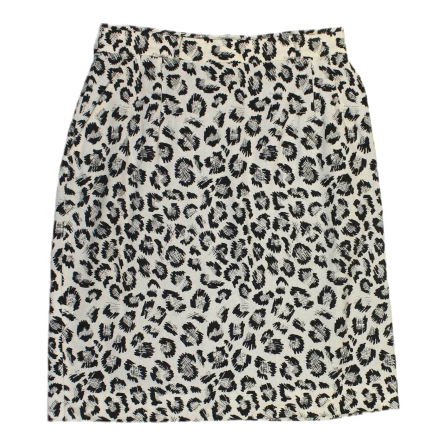 Peter Jensen Cream & Black Graphic Skirt