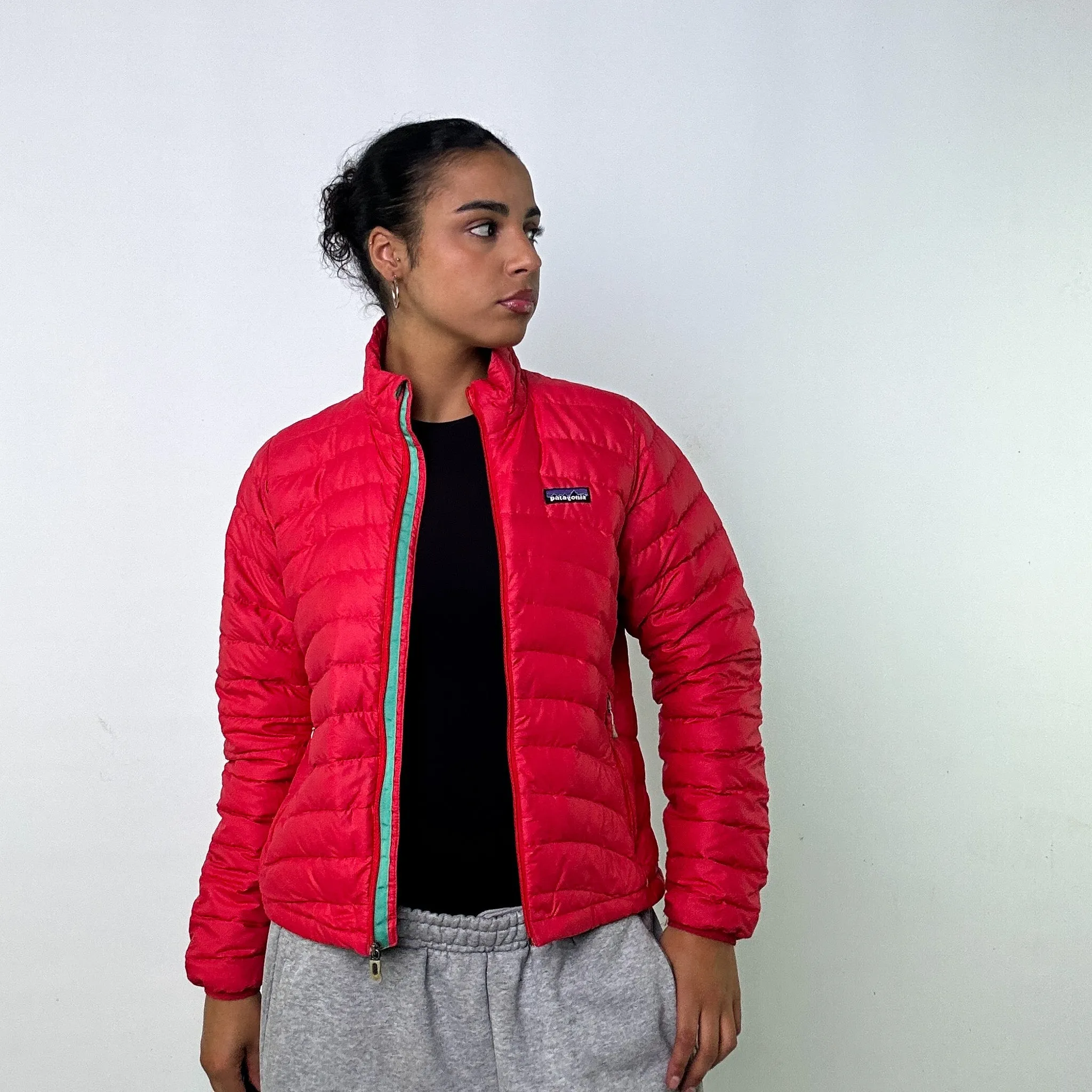 Pink y2ks Patagonia Puffer Jacket Coat (S)