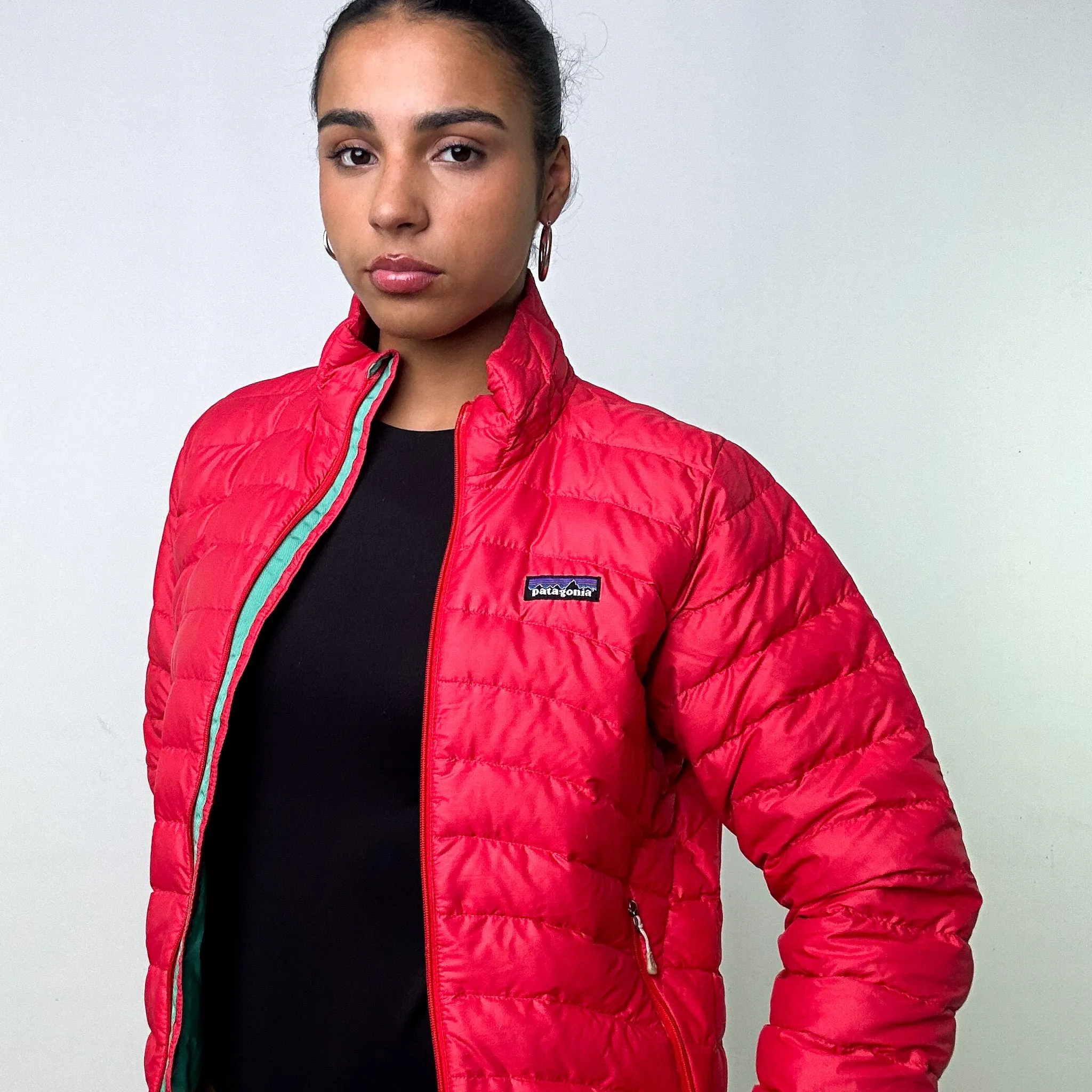 Pink y2ks Patagonia Puffer Jacket Coat (S)