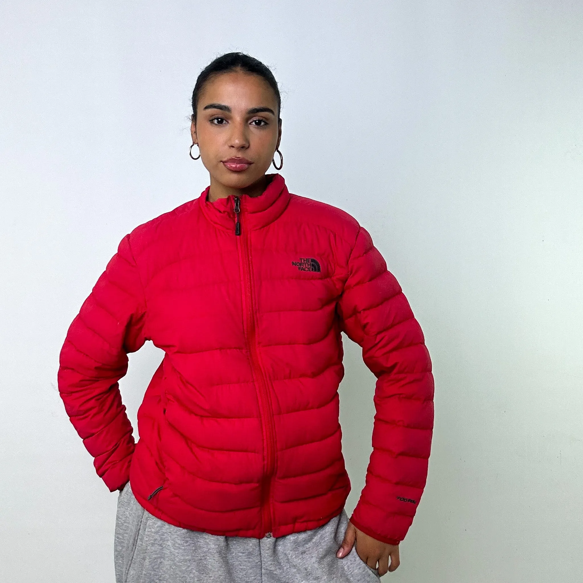 PINK Y2KS THE NORTH FACE 700 PRO SERIES PUFFER JACKET COAT (