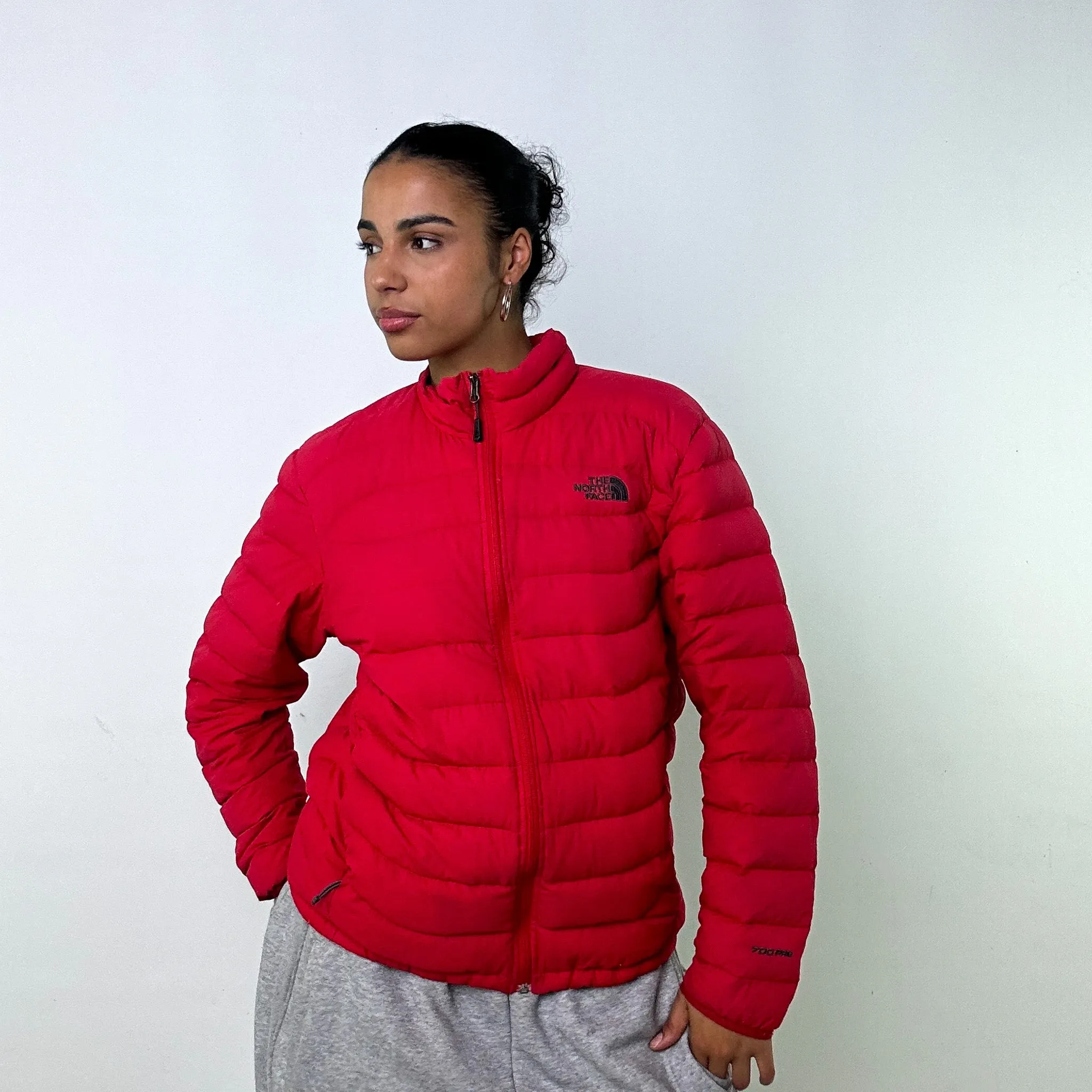 PINK Y2KS THE NORTH FACE 700 PRO SERIES PUFFER JACKET COAT (