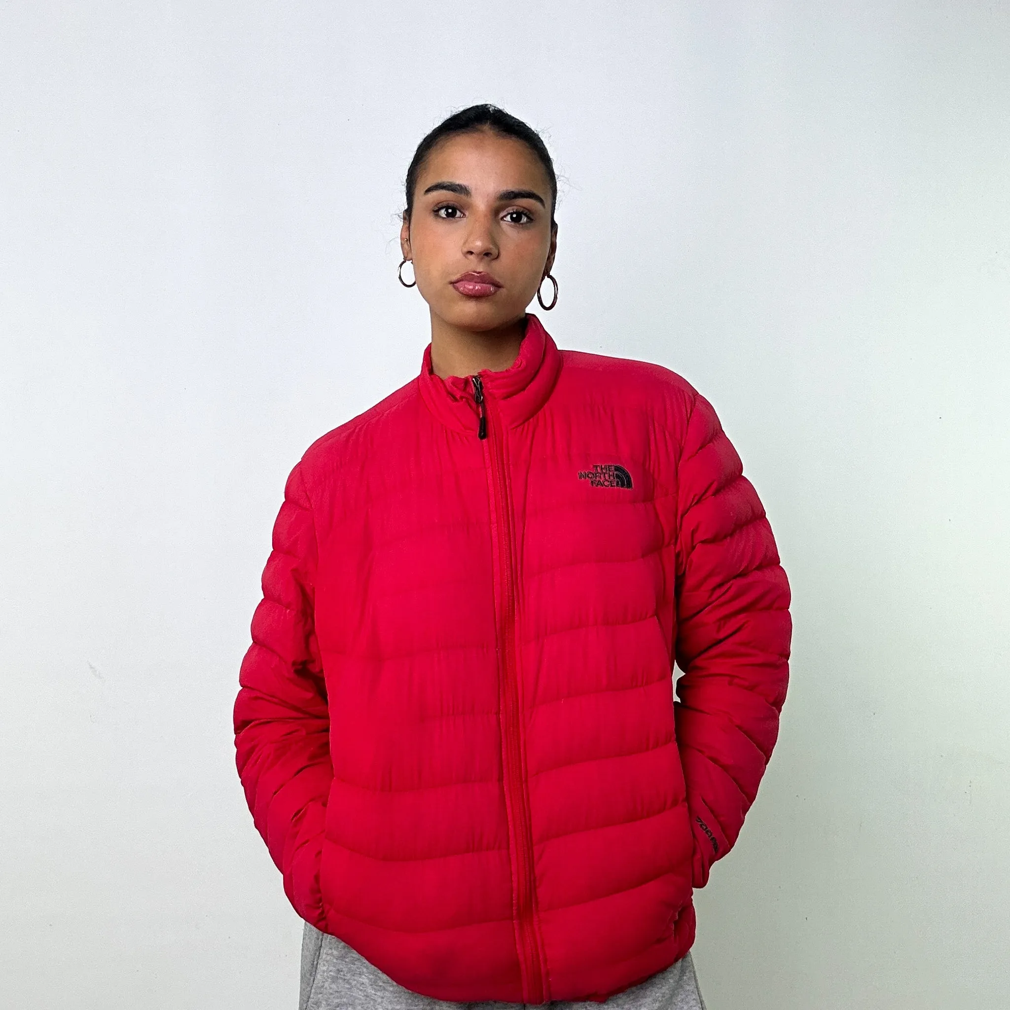 PINK Y2KS THE NORTH FACE 700 PRO SERIES PUFFER JACKET COAT (