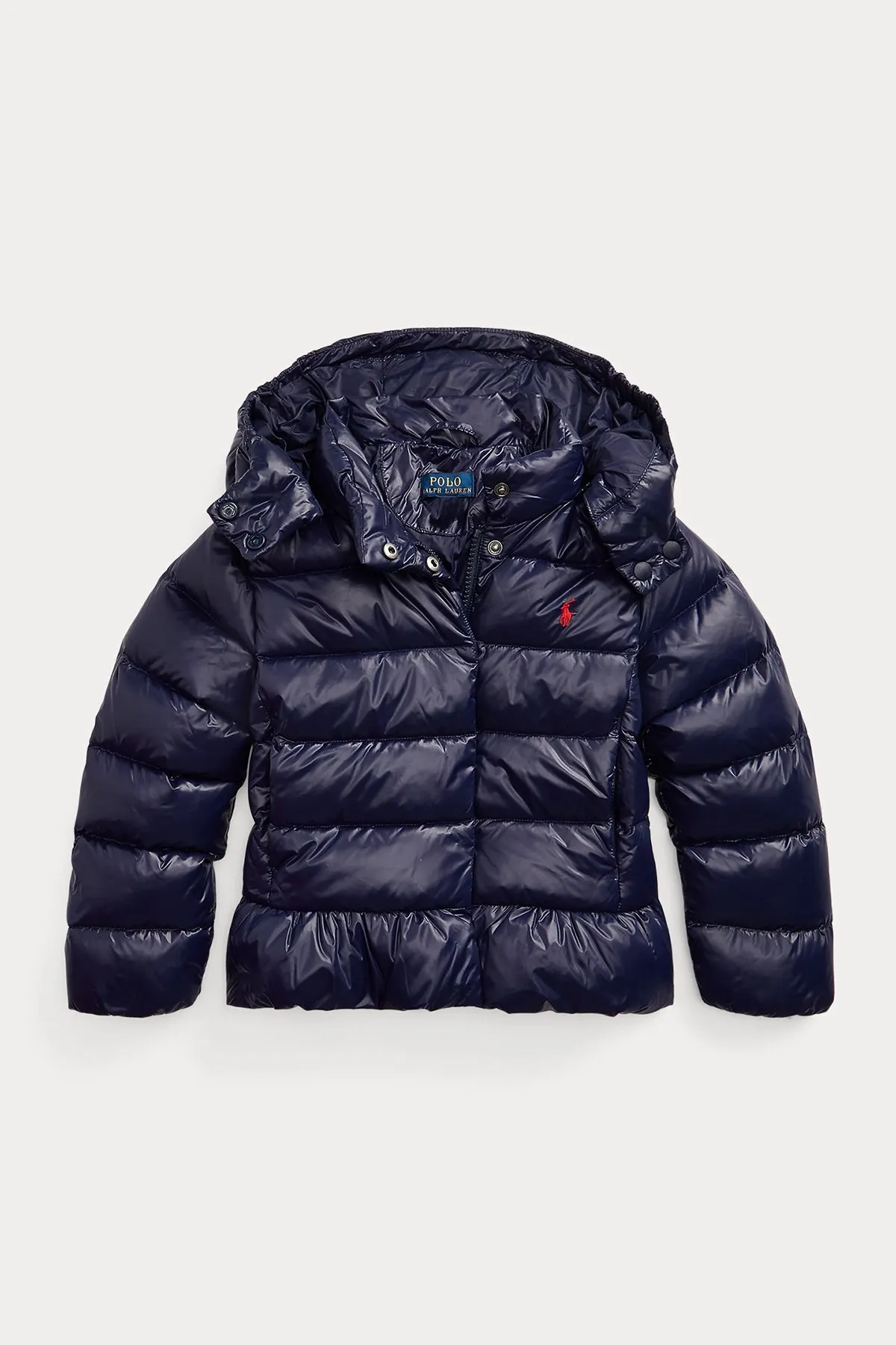 Polo Ralph Lauren Kids 6 Ya Kz ocuk Kapüonlu Puffer Mont