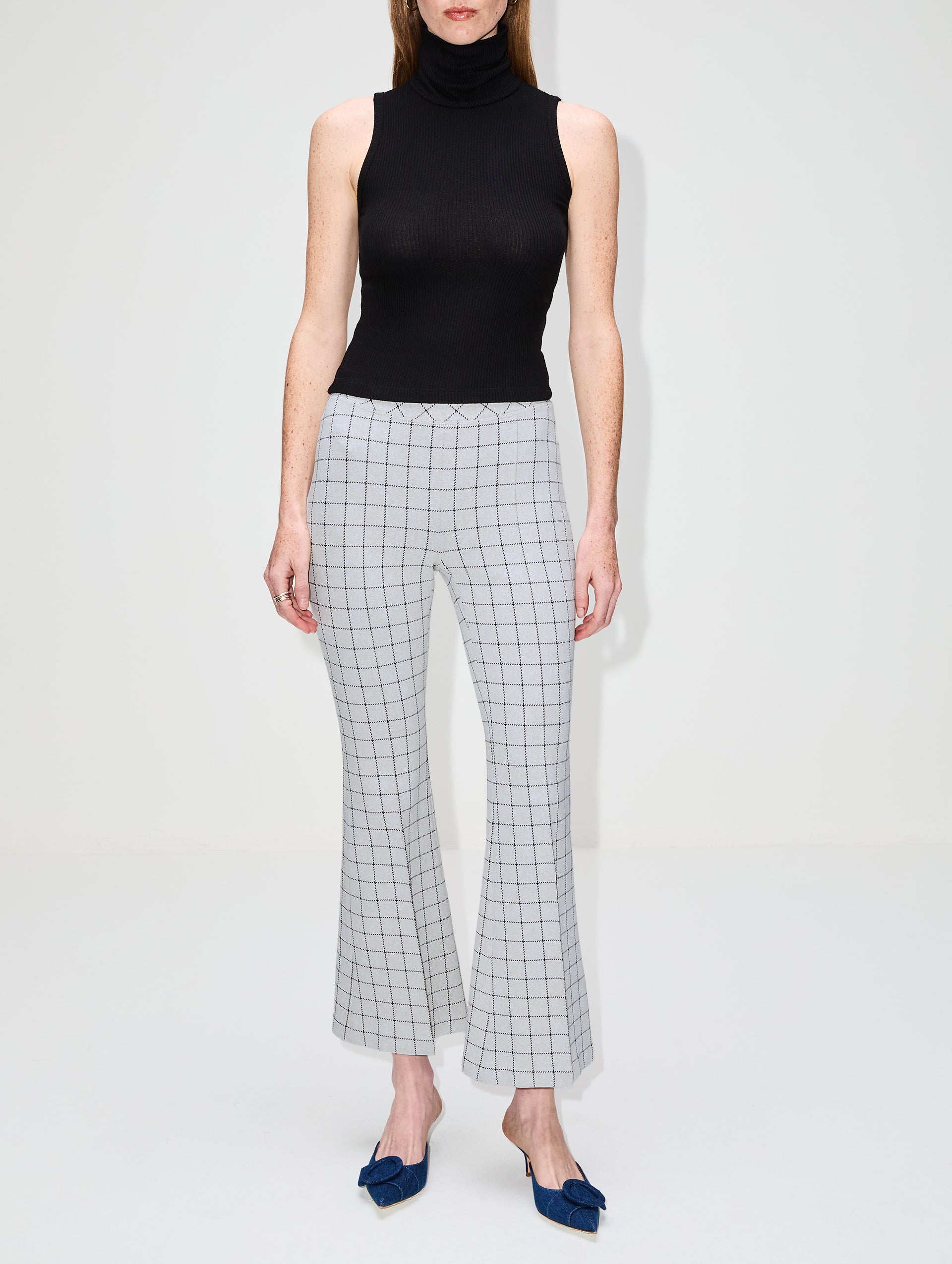 Pull On Cropped Flare Pant