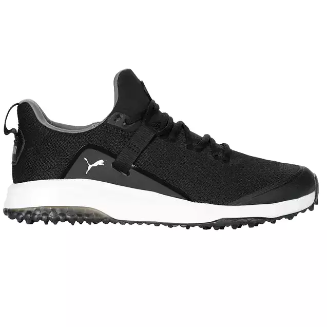 Puma Men's Fusion Evo Golf Shoes Black - Quiet Shade 193850 01