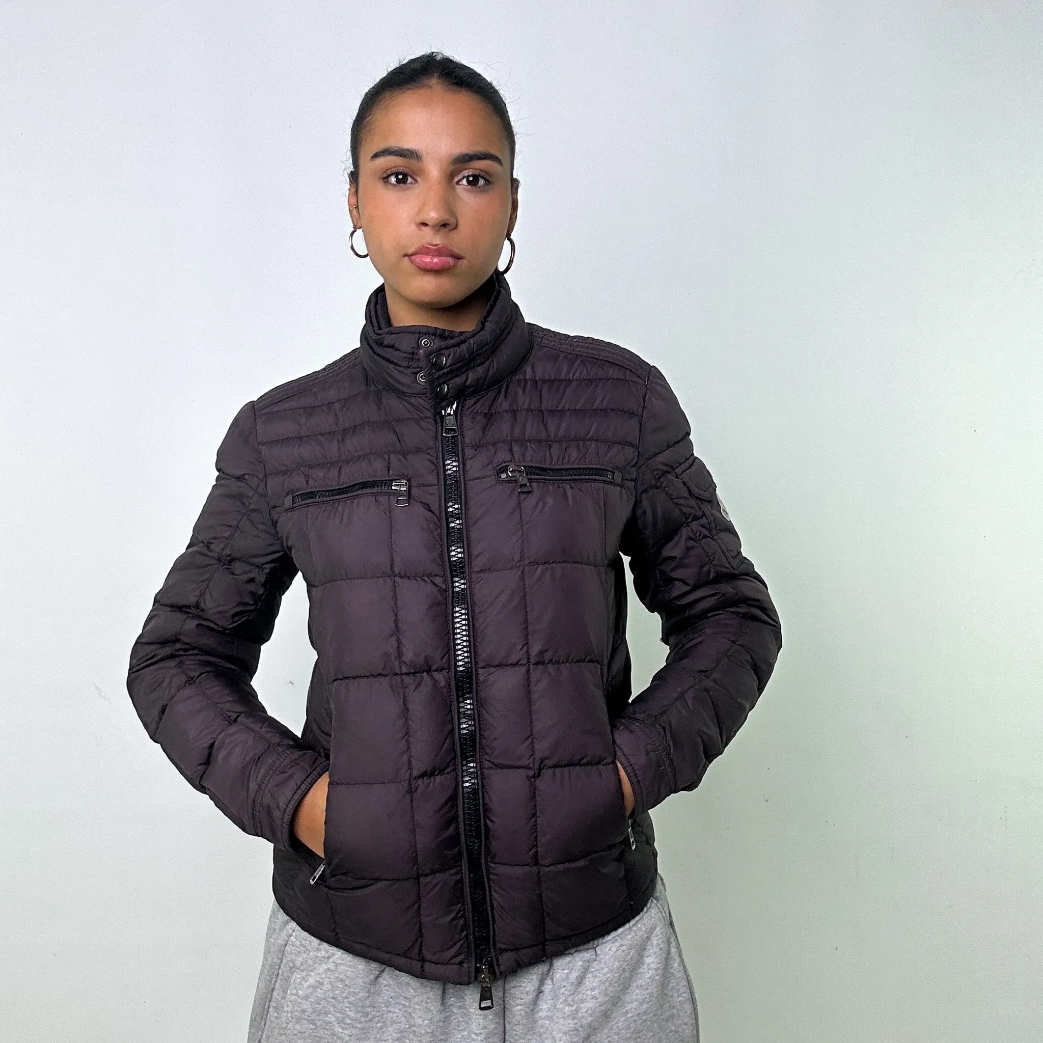 PURPLE Y2KS MONCLER PUFFER JACKET COAT (