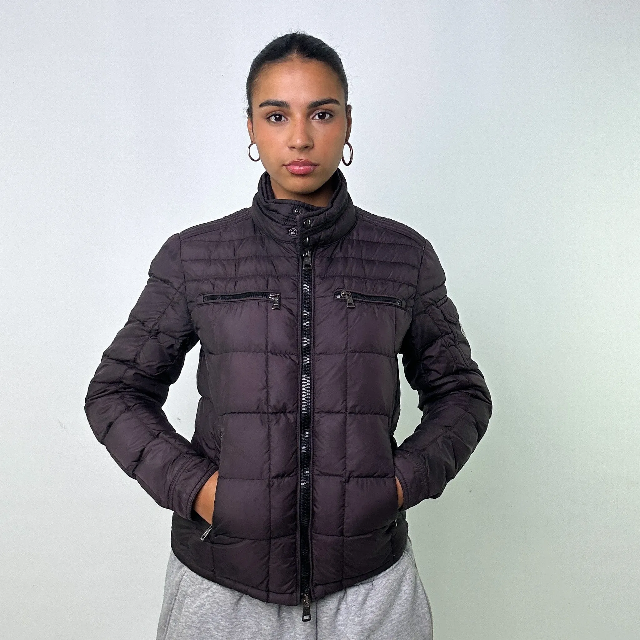 PURPLE Y2KS MONCLER PUFFER JACKET COAT (