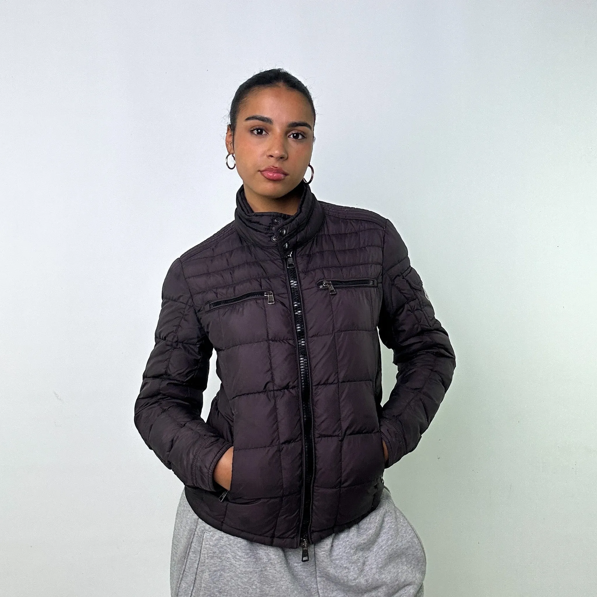 PURPLE Y2KS MONCLER PUFFER JACKET COAT (