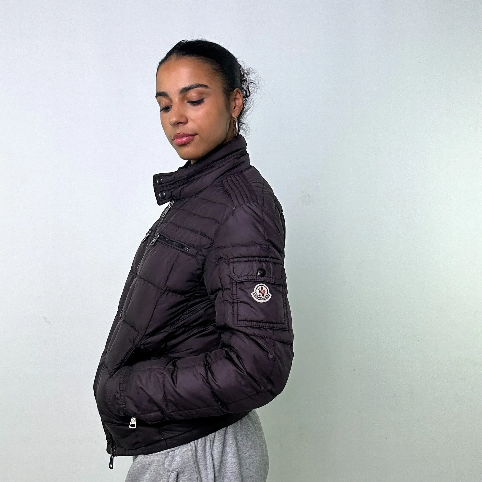 PURPLE Y2KS MONCLER PUFFER JACKET COAT (