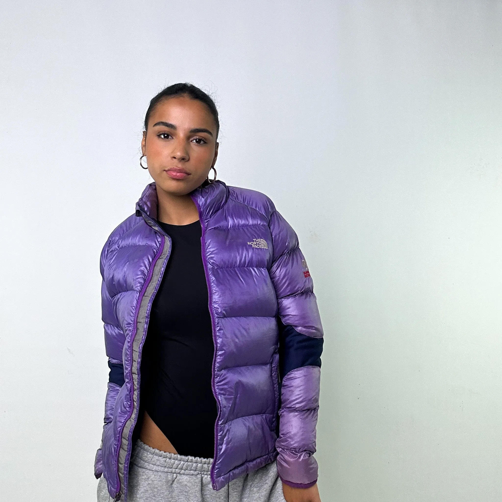 PURPLE Y2KS THE NORTH FACE SUMMIT SERIES PUFFER JACKET COAT (