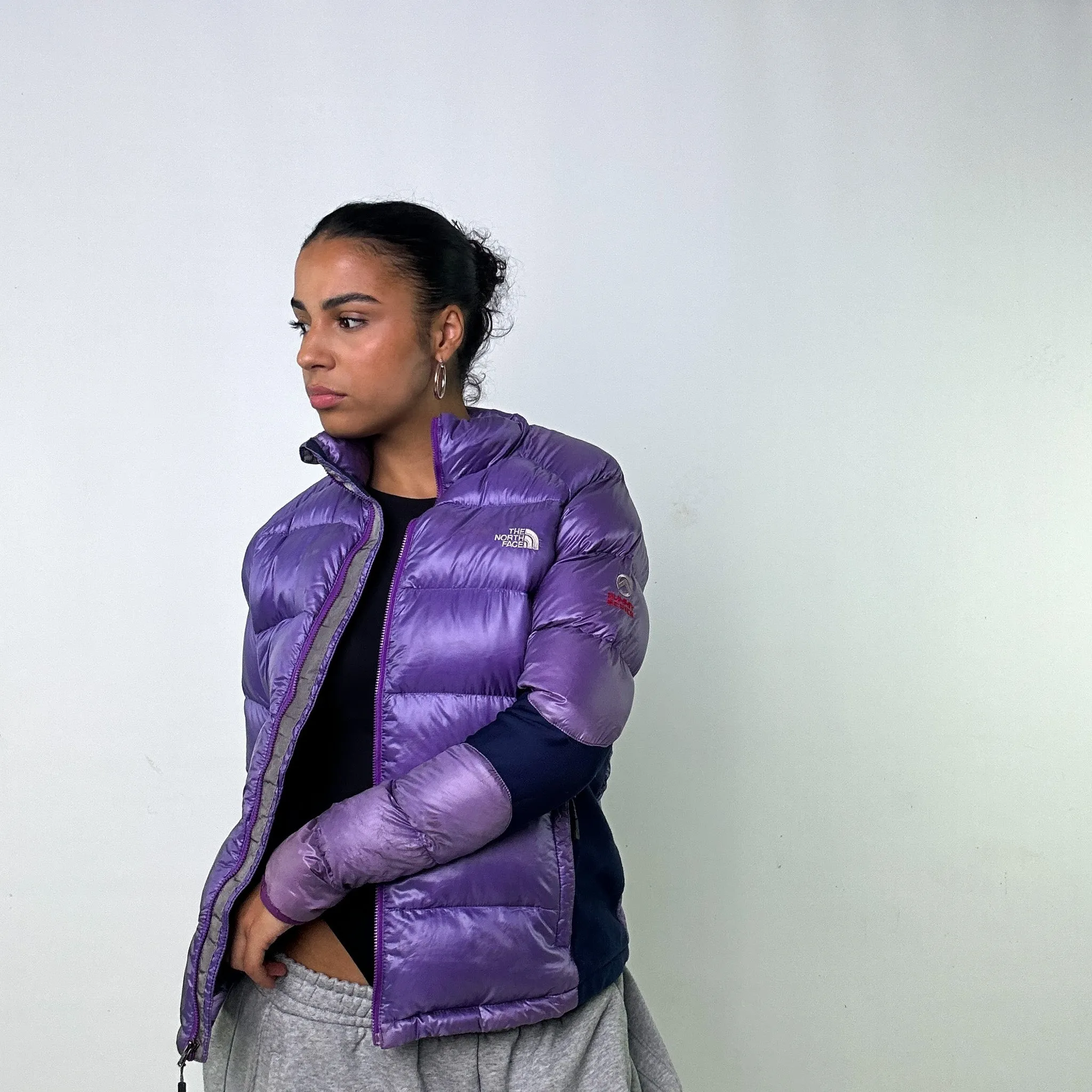 PURPLE Y2KS THE NORTH FACE SUMMIT SERIES PUFFER JACKET COAT (