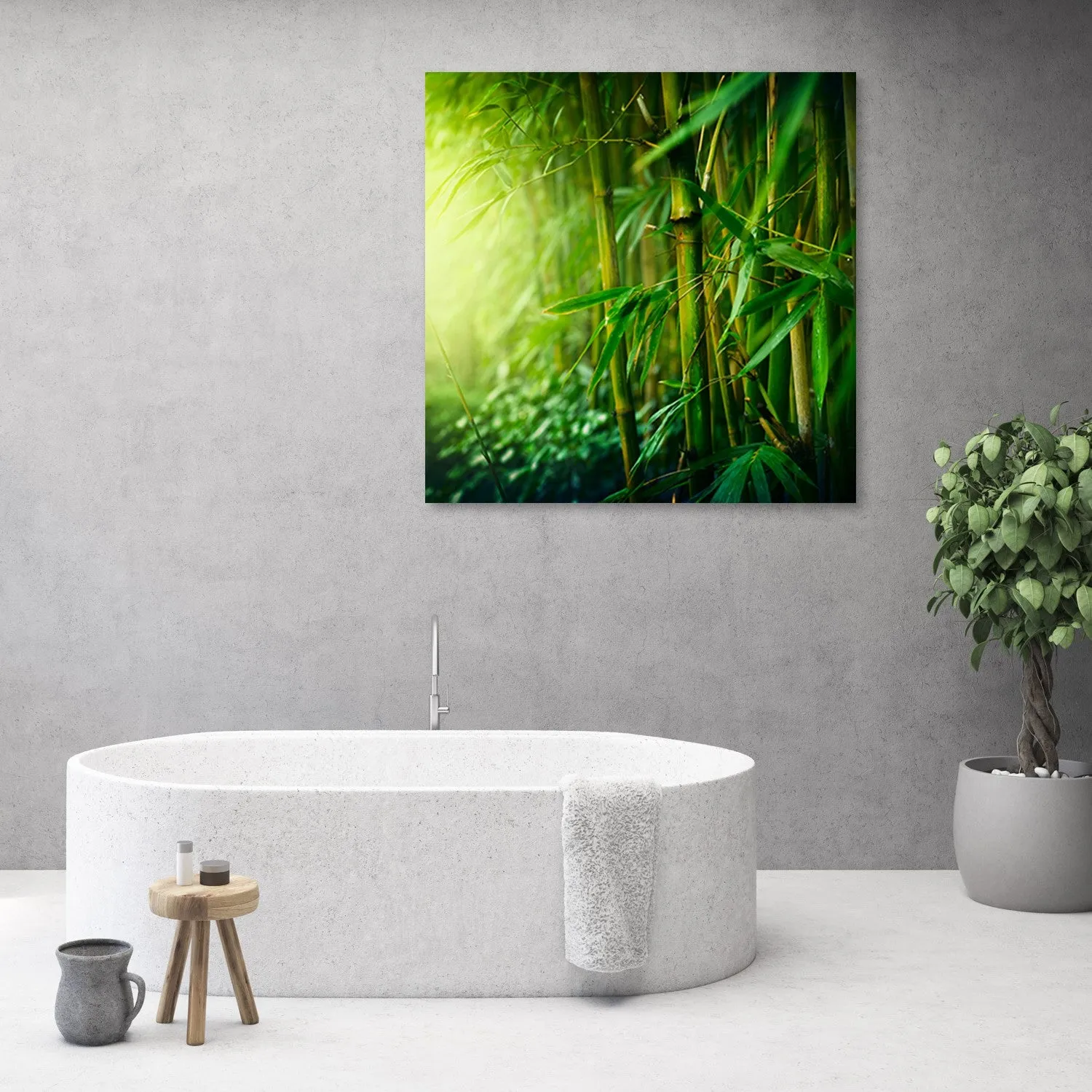 Quadro su tela, Bamboo nella giungla