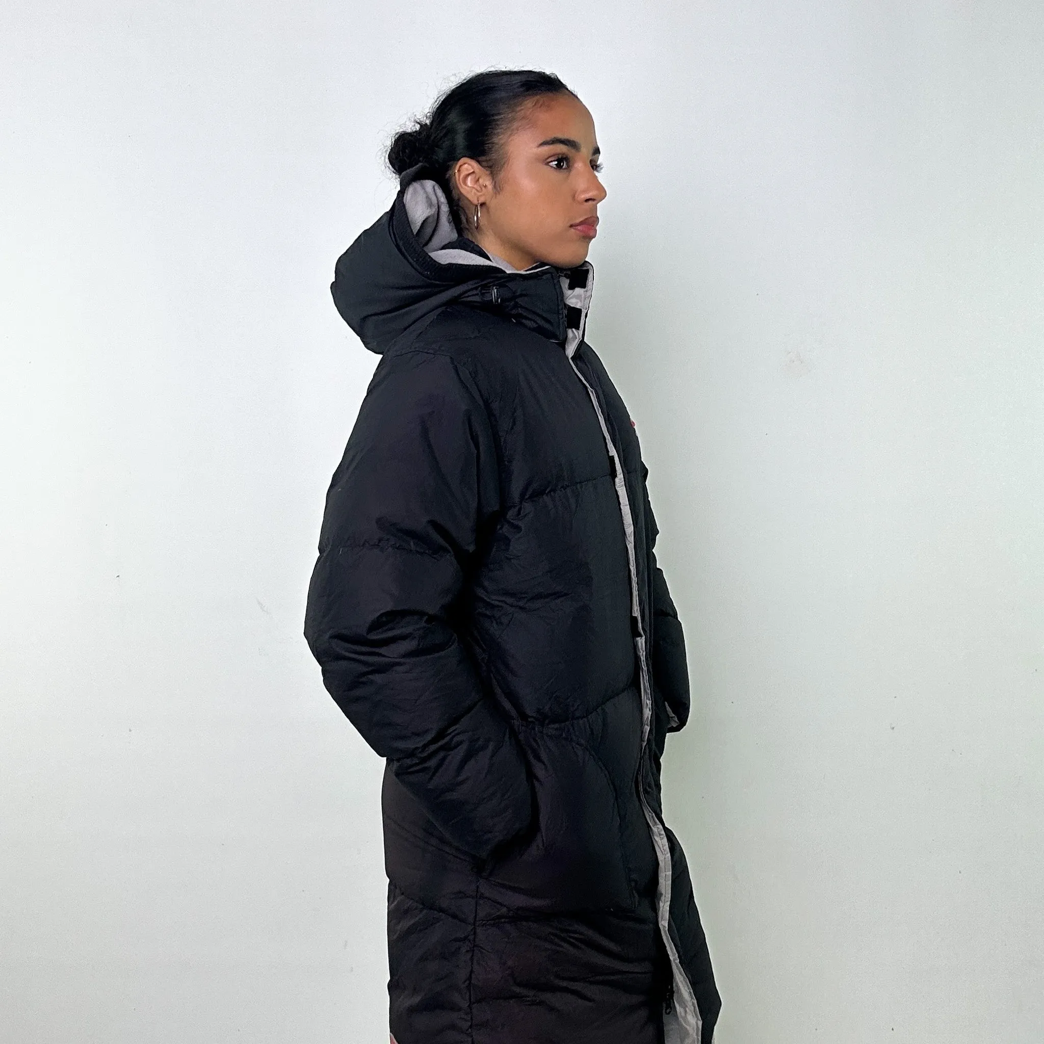 RARE Black y2ks NIKE Air Puffer Jacket Coat (S)