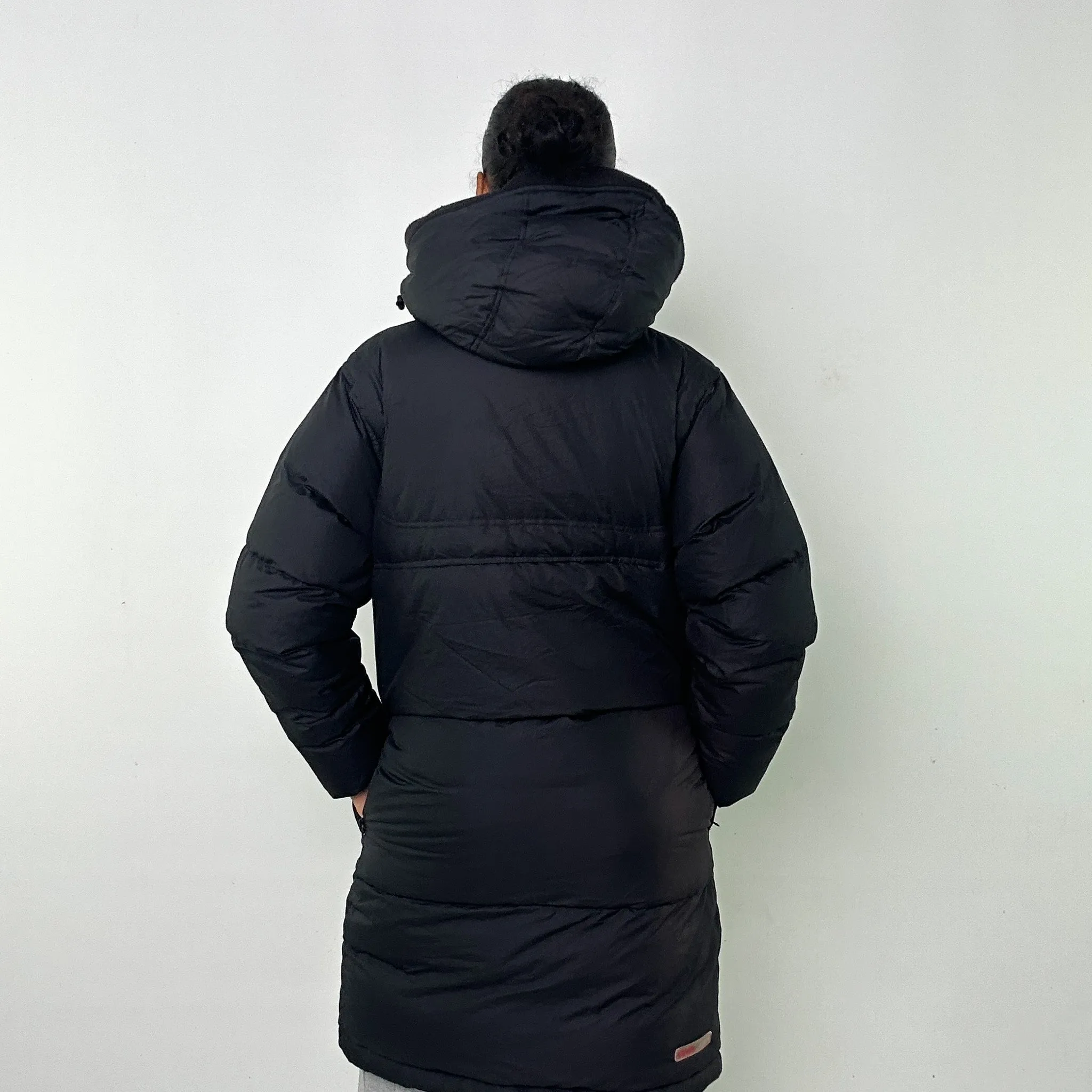 RARE Black y2ks NIKE Air Puffer Jacket Coat (S)