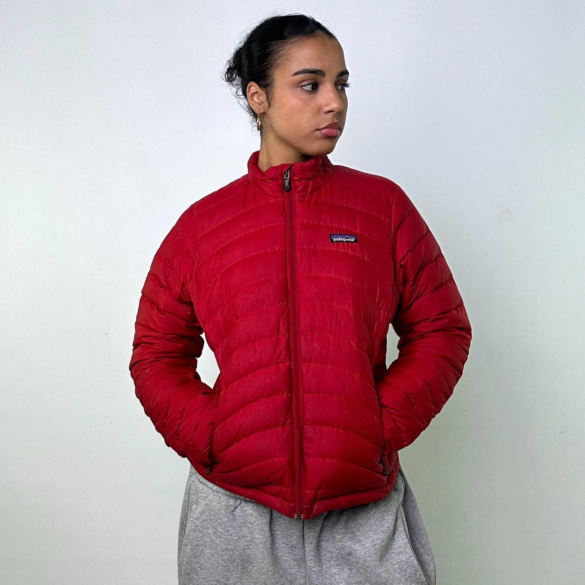 RED 90S PATAGONIA PUFFER JACKET COAT (