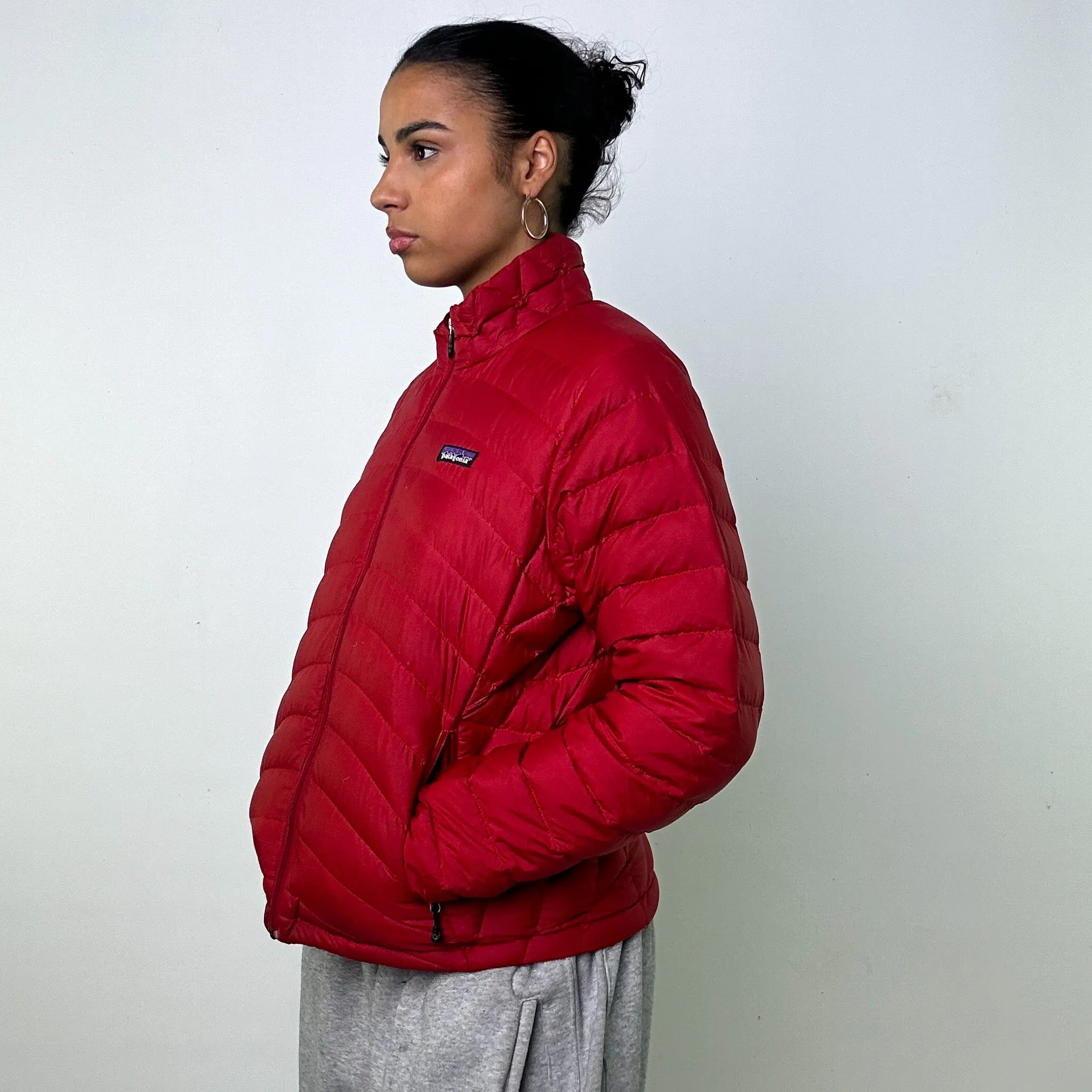 RED 90S PATAGONIA PUFFER JACKET COAT (